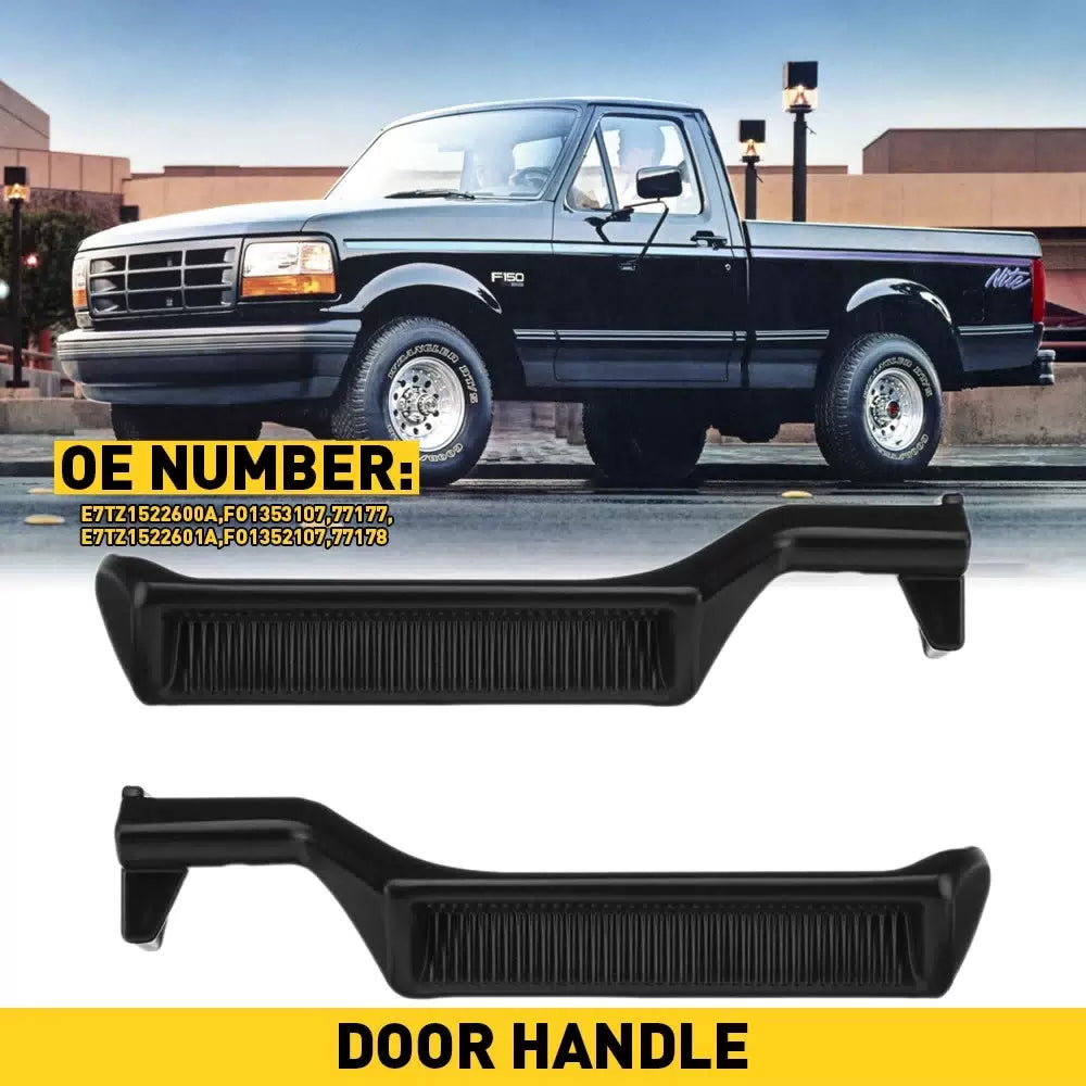 Pair Black Metal Inside Door Handles LH RH For 87-96 Ford F150 F250 F350 Truck 6B93BC-57 [1]