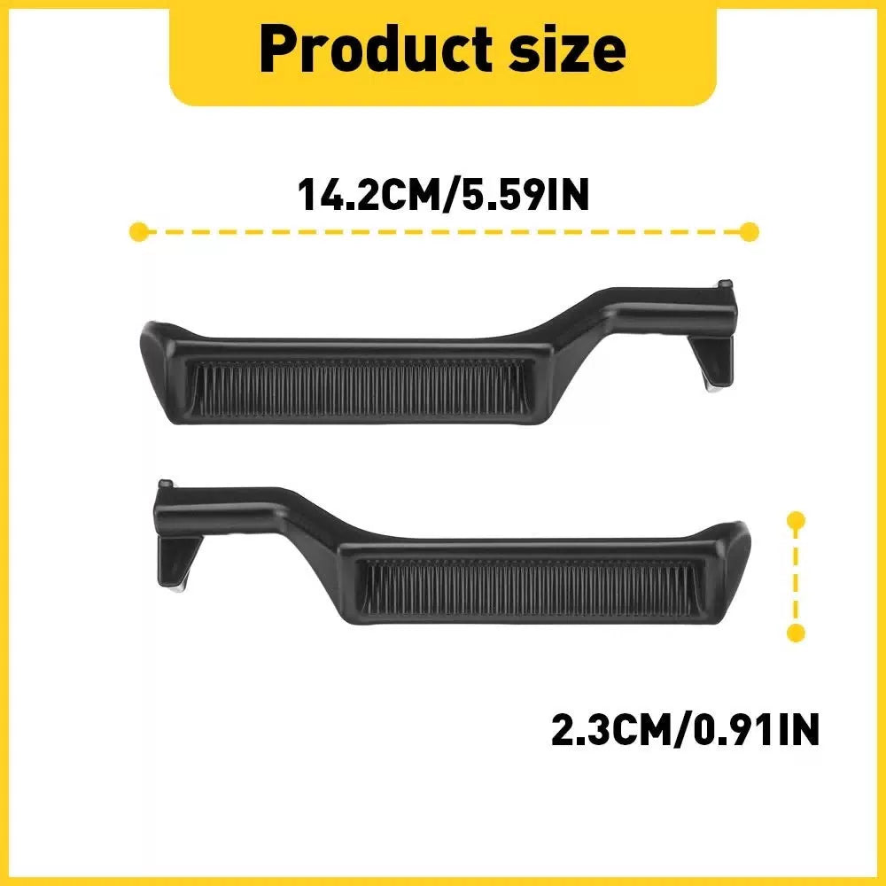 Pair Black Metal Inside Door Handles LH RH For 87-96 Ford F150 F250 F350 Truck 6B93BC-57 [2]