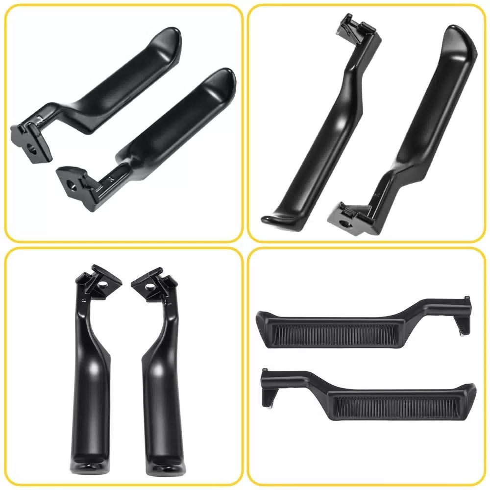 Pair Black Metal Inside Door Handles LH RH For 87-96 Ford F150 F250 F350 Truck 6B93BC-57 [3]