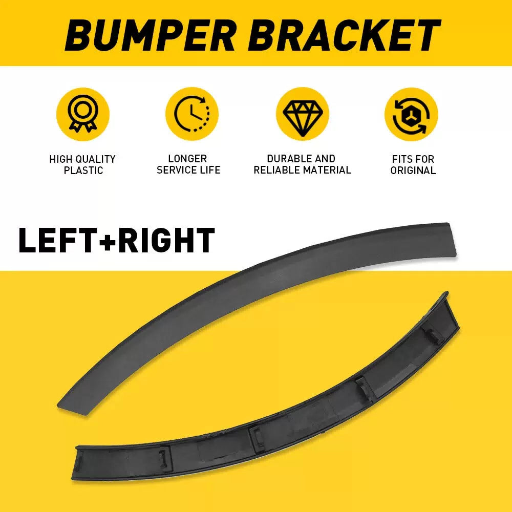 Pair Bumper Front Side Trim Molding LH&RH Fit for 16-18 Toyota Rav4 521120R050 6B93BC-57 [5]