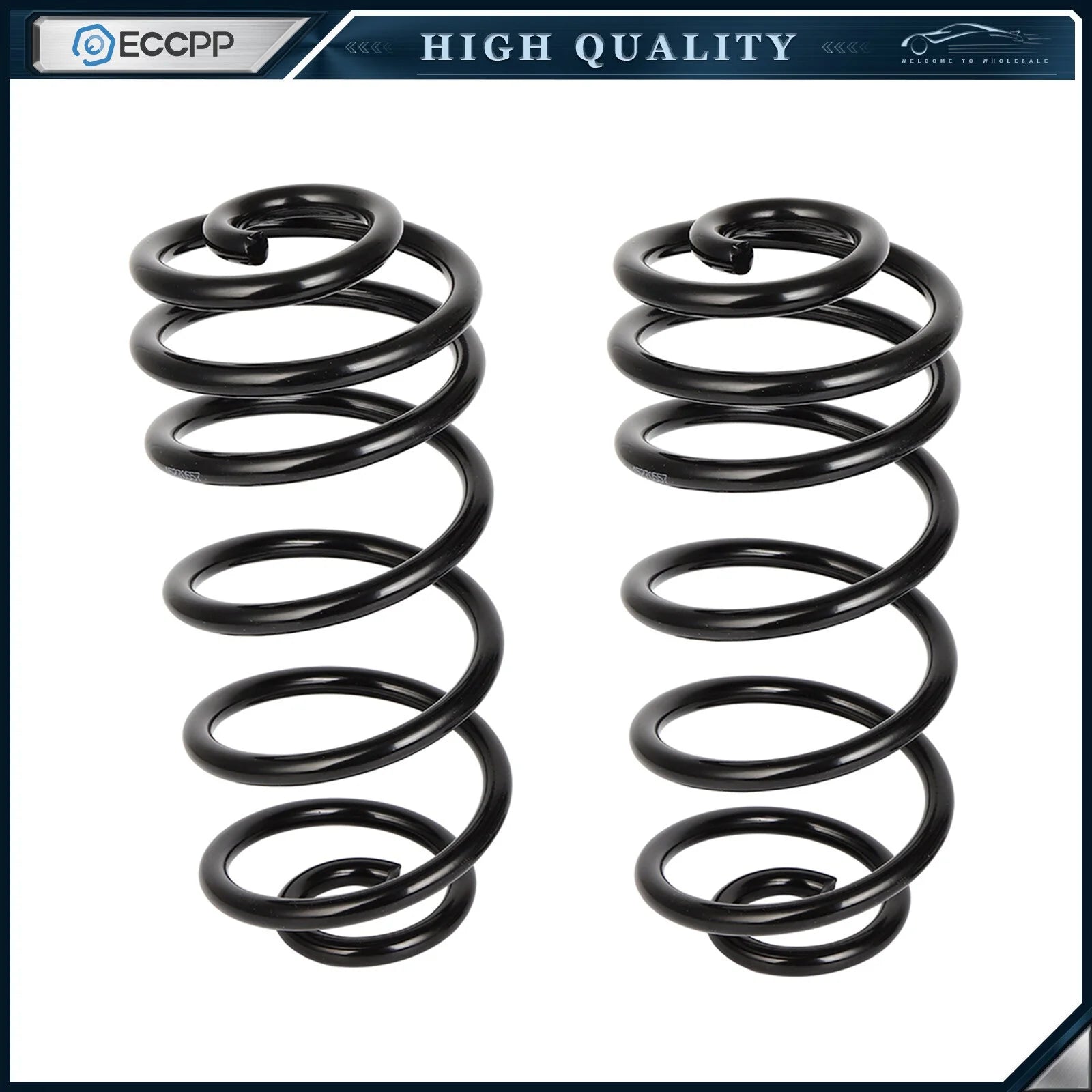 Pair Coil Springs for Saturn Ion 2004-2007 Chevrolet HHR 2006-2011 Rear LH & RH 6B93BC-57 [1]