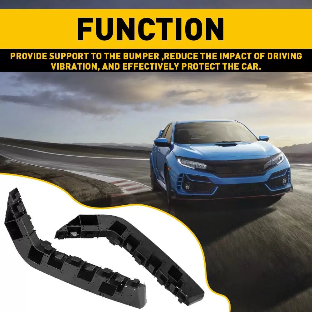 Pair Front Bumper Retainer Bracket for Honda 2016-2021 Civic Left Right Side EOA 6B93BC-57 [5]