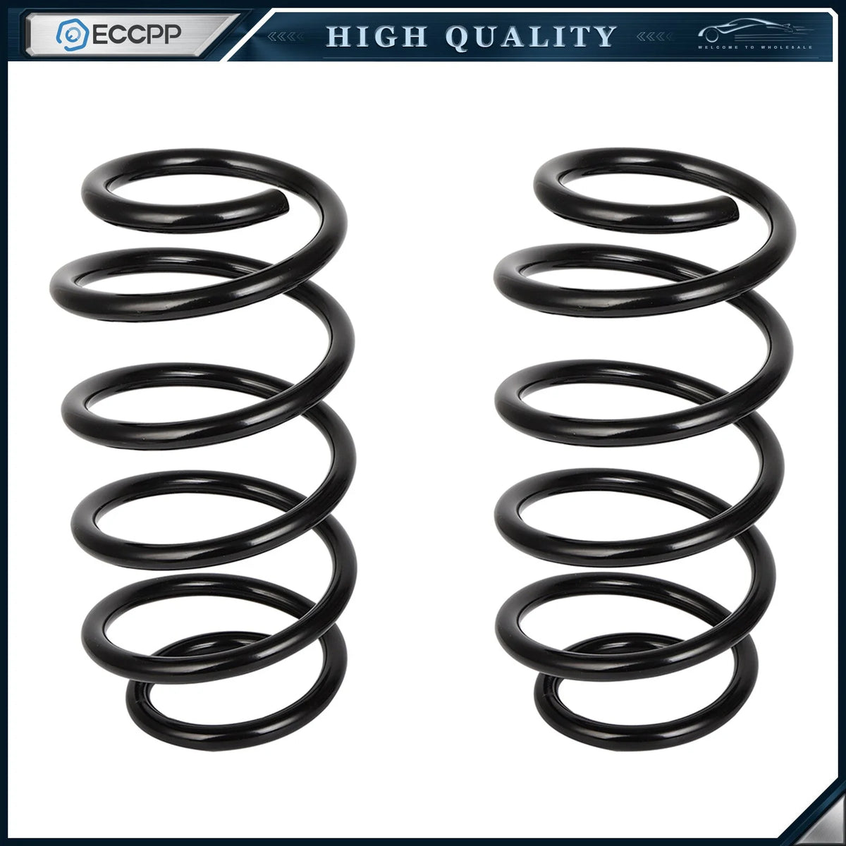Pair Front Coil Springs for 2005-2009 Jeep Grand Cherokee 3.0L 3.7L 4.7L AWD/RWD 6B93BC-57 [1]
