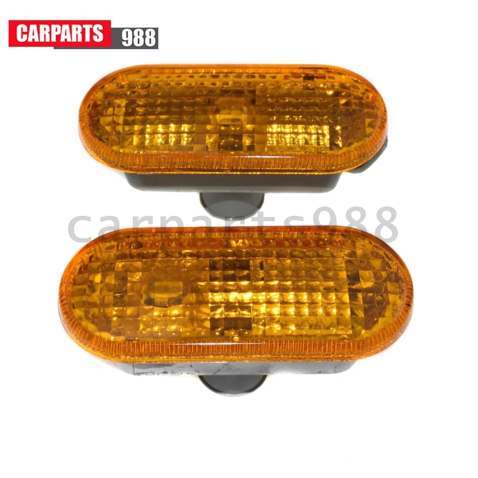 Pair Front Left Right Turn Signal Marker Light Amber For Golf Passat 3B0949117B 6B93BC-57 [1]