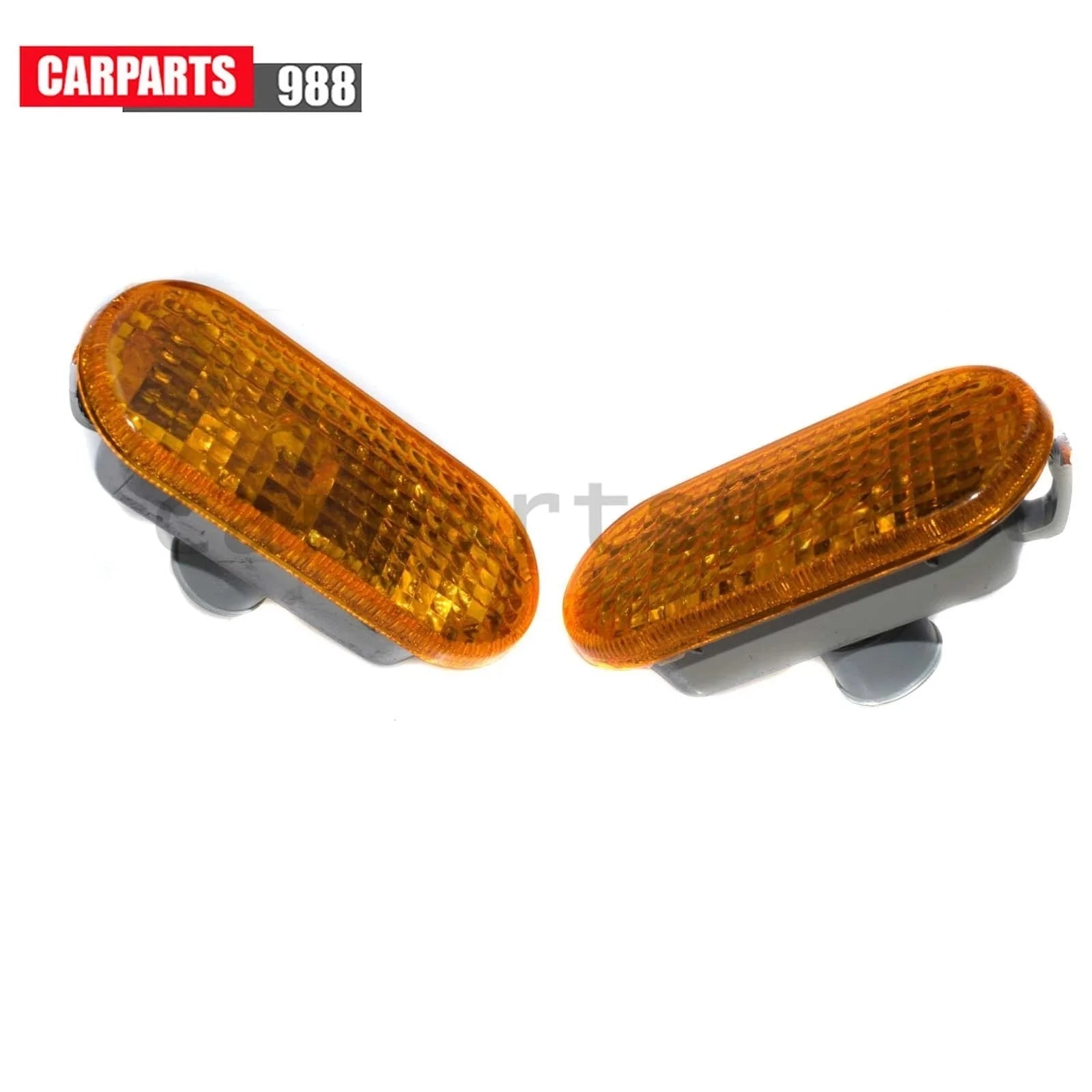 Pair Front Left Right Turn Signal Marker Light Amber For Golf Passat 3B0949117B 6B93BC-57 [3]