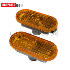 Pair Front Left Right Turn Signal Marker Light Amber For Golf Passat 3B0949117B 6B93BC-57 [4]