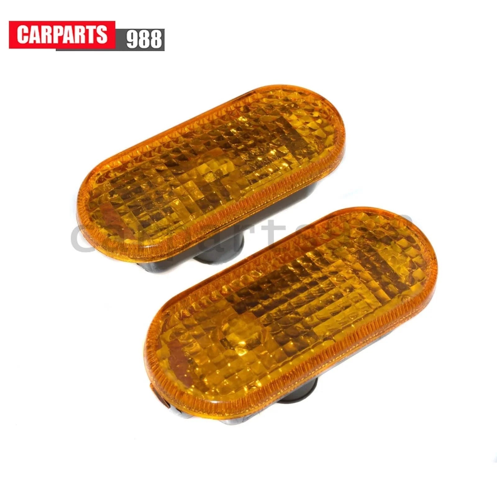 Pair Front Left Right Turn Signal Marker Light Amber For Golf Passat 3B0949117B 6B93BC-57 [5]