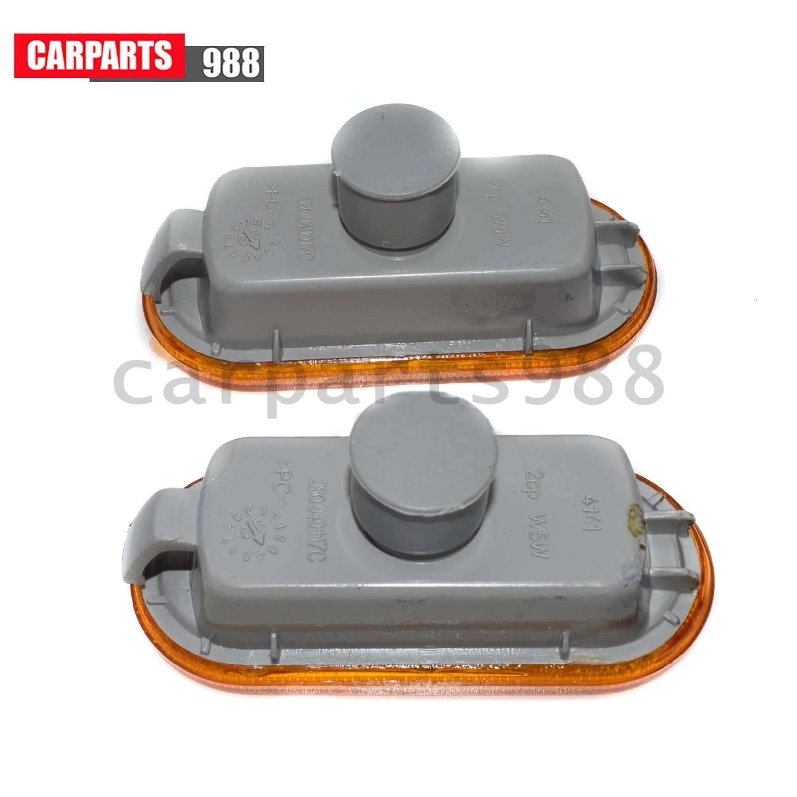 Pair Front Left Right Turn Signal Marker Light Amber For Golf Passat 3B0949117B 6B93BC-57 [6]