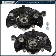 Pair Front Left Right Wheel Hub Bearing & Knuckles For Toyota Corolla 2014-2018 KOEEP [1]