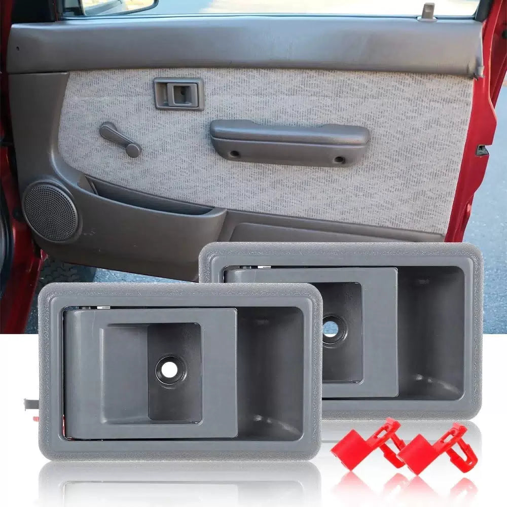 Pair Handle Inside 1995-2000 For Tacoma Truck Grey Inner Interior Door Handles 6B93BC-57 [7]