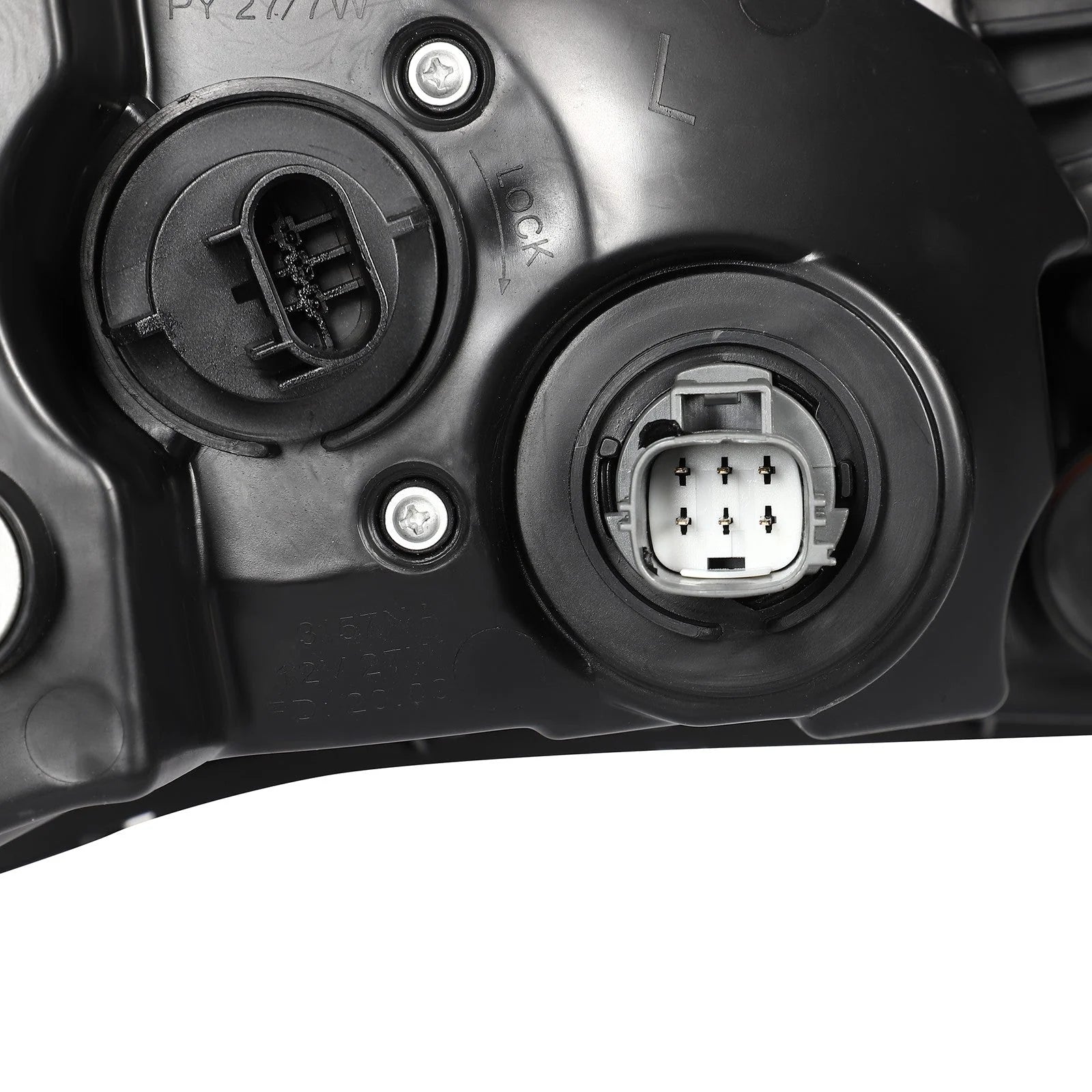 Pair Headlights Assembly Fits 2011-14 Chrysler 200 2.4L 3.6L Black w/Projector 6B93BC-57 [8]