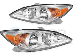 Pair Headlights Assembly For 02-04 Toyota Camry Headlamps Assembly Replacement 6B93BC-57 [2]