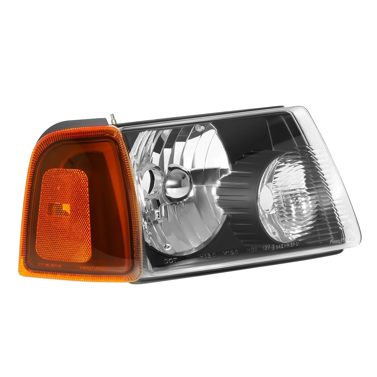 Pair Headlights Assembly For 2001-2011 Ford Ranger Headlamp Assembly Reflector KOEEP [7]