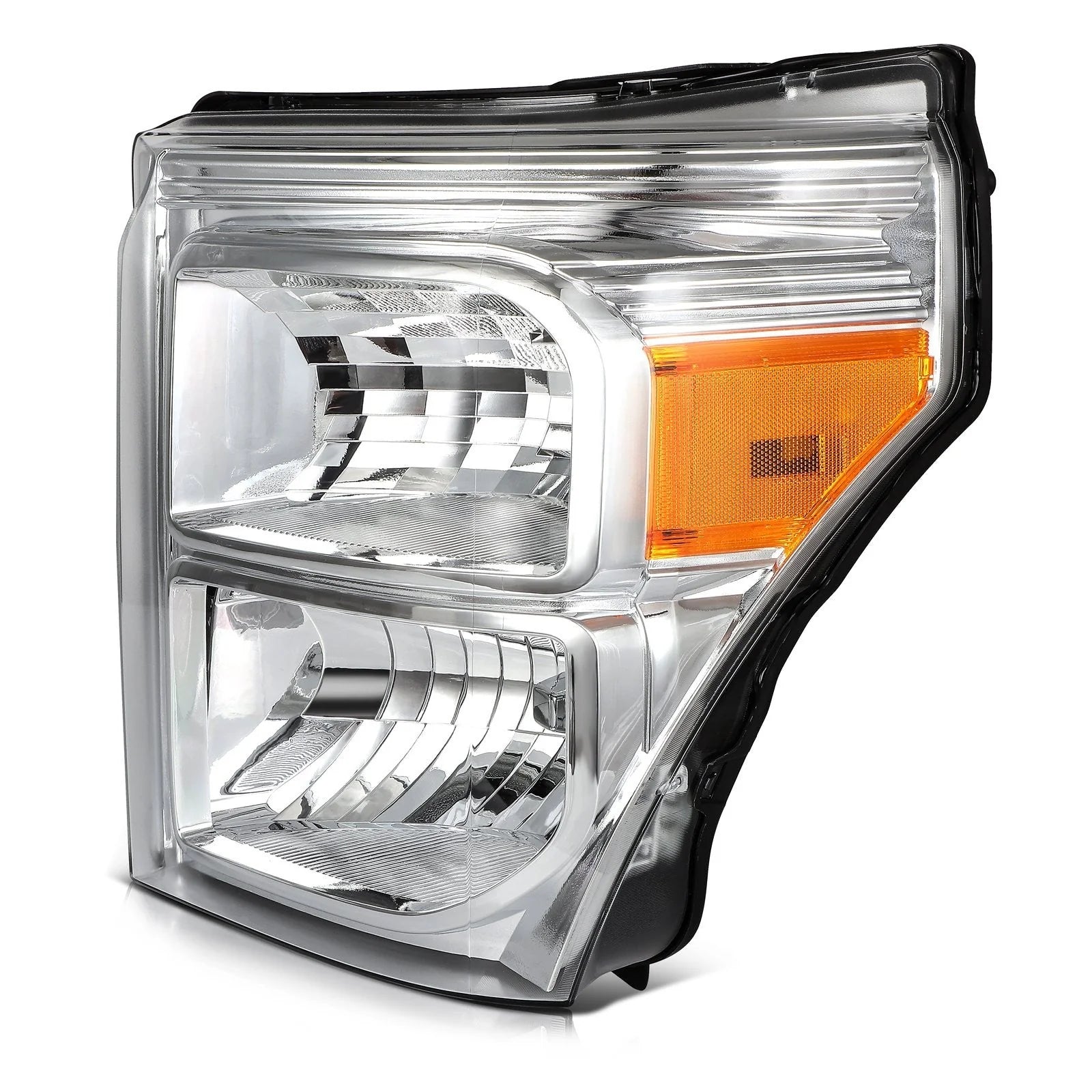 Pair Headlights For 2011-2016 Ford F-250 F-350 F-450 F-550 Super Duty Chrome KOEEP [5]