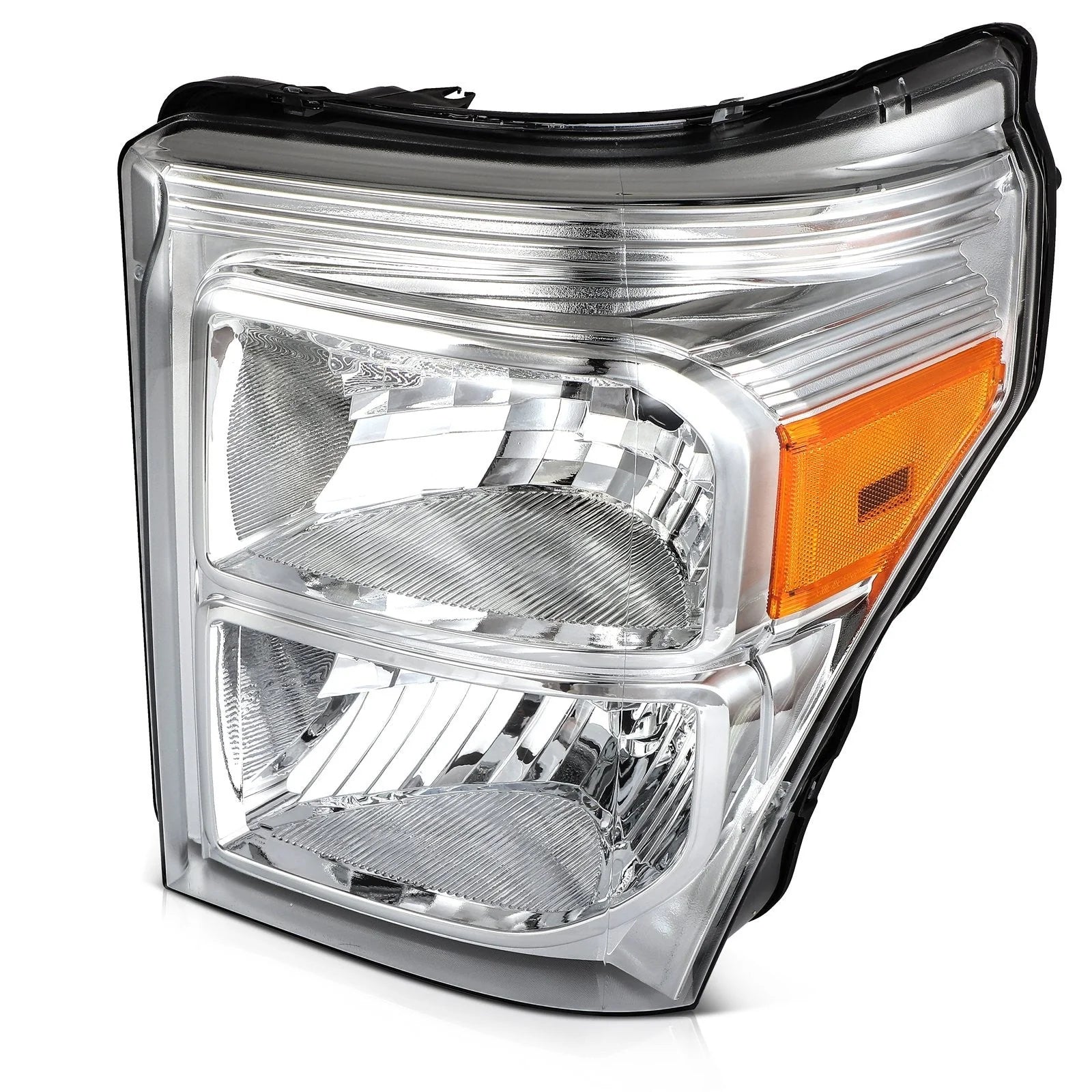Pair Headlights For 2011-2016 Ford F-250 F-350 F-450 F-550 Super Duty Chrome KOEEP [6]