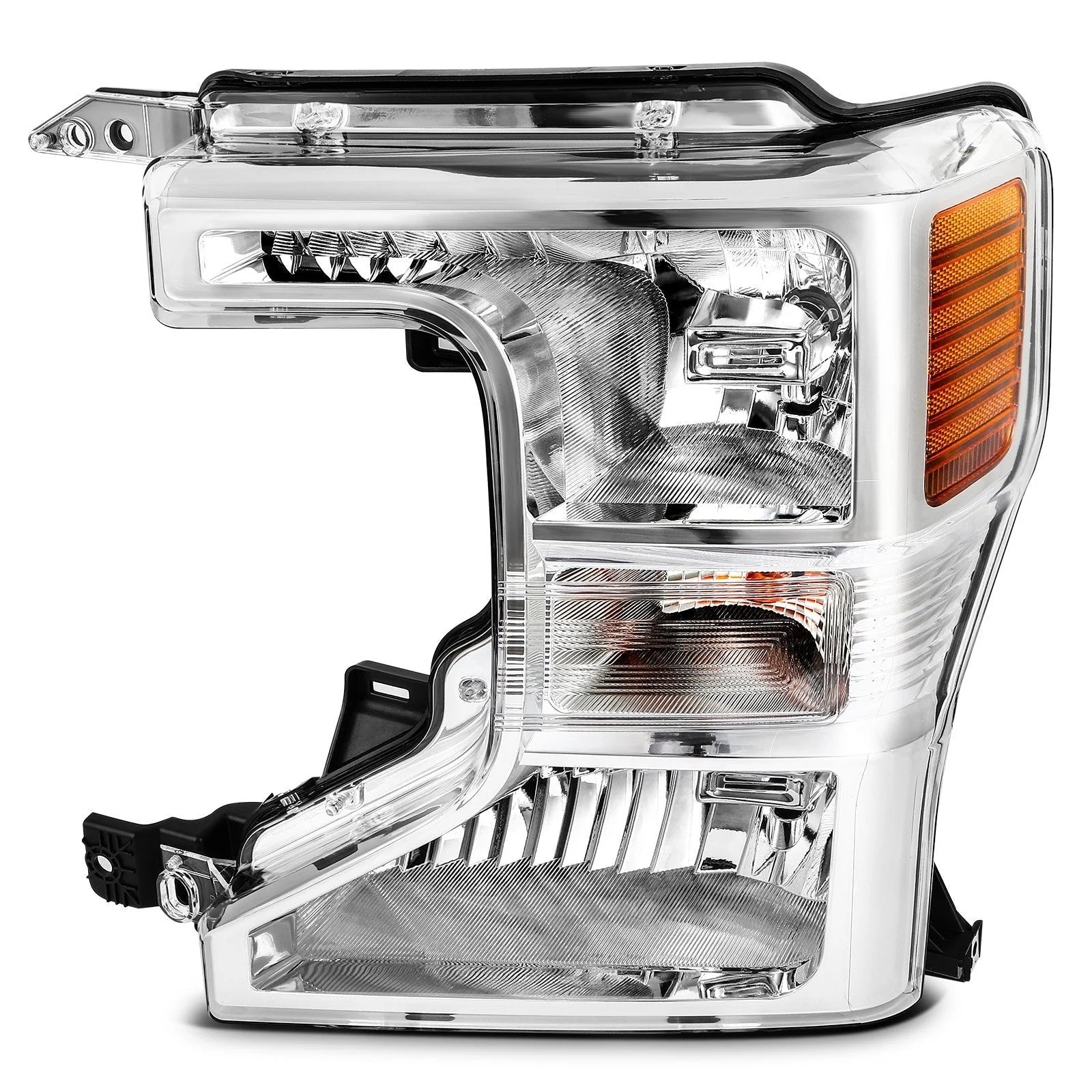 Pair Headlights For 2020-2022 Ford F-250 F-350 Super Duty 6.2L 6.3L 7.3L Chrome 6B93BC-57 [3]