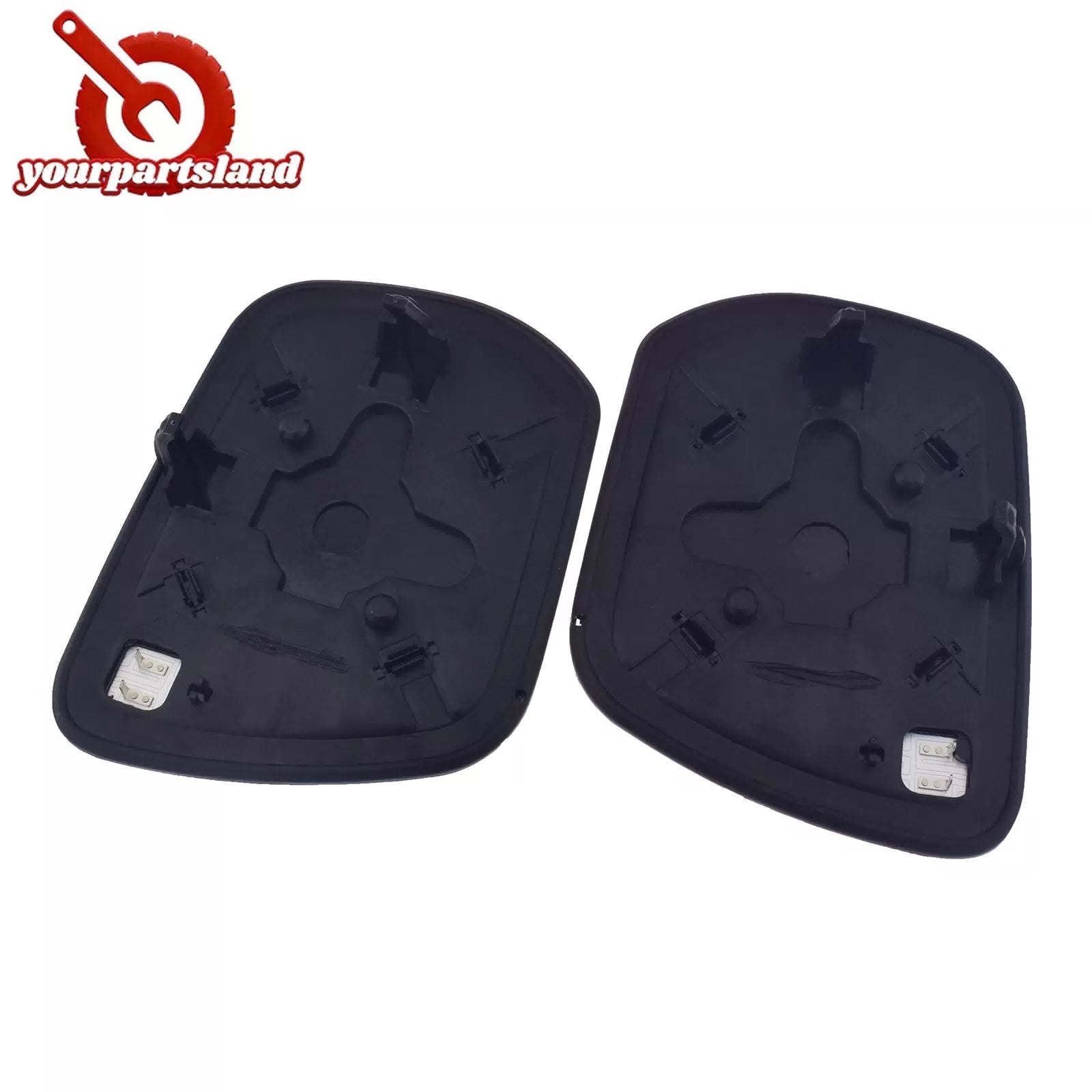 Pair Heated Mirror Glass with Backing Plate for Suzuki Grand Vitara 2005-2015 6B93BC-57 [2]
