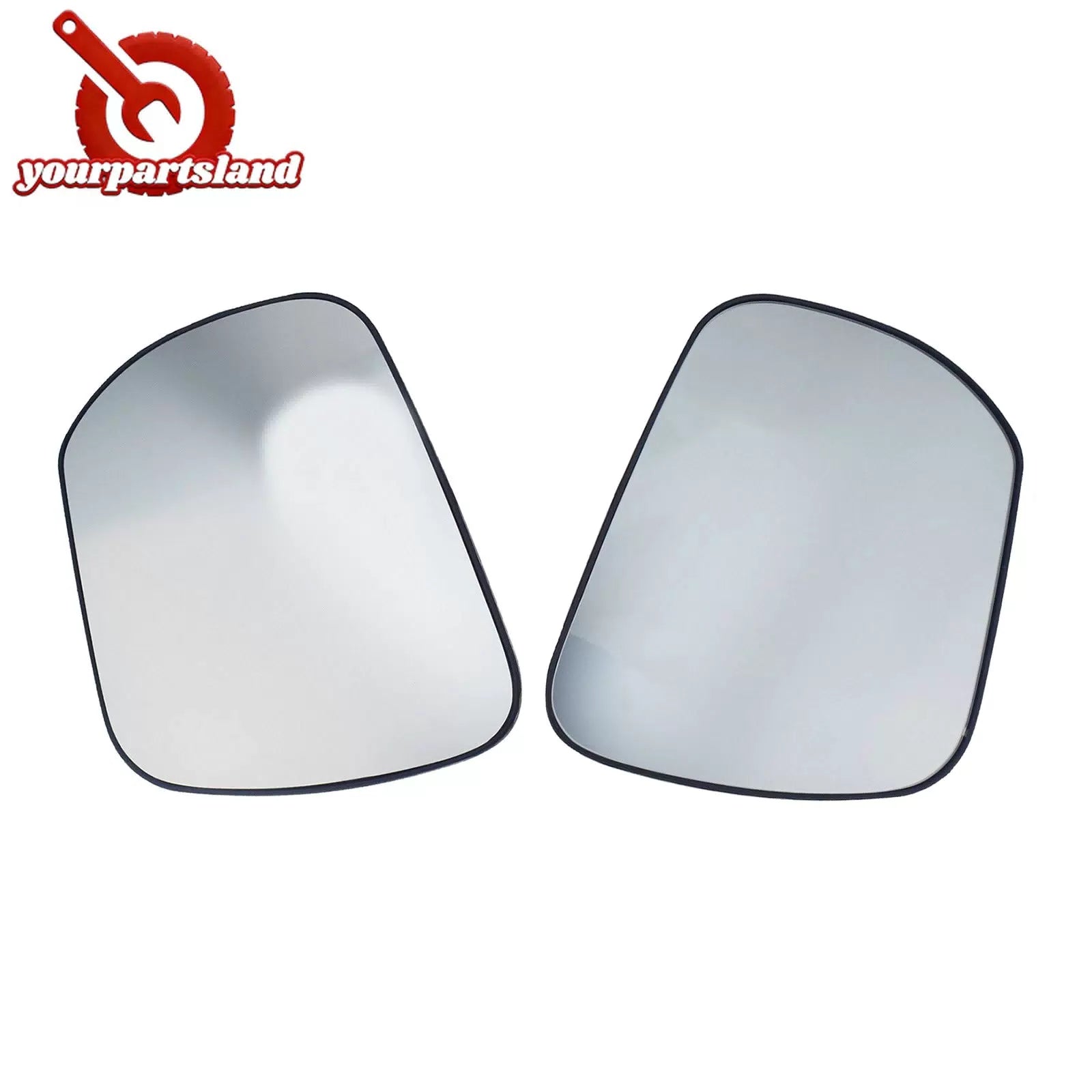 Pair Heated Mirror Glass with Backing Plate for Suzuki Grand Vitara 2005-2015 6B93BC-57 [3]