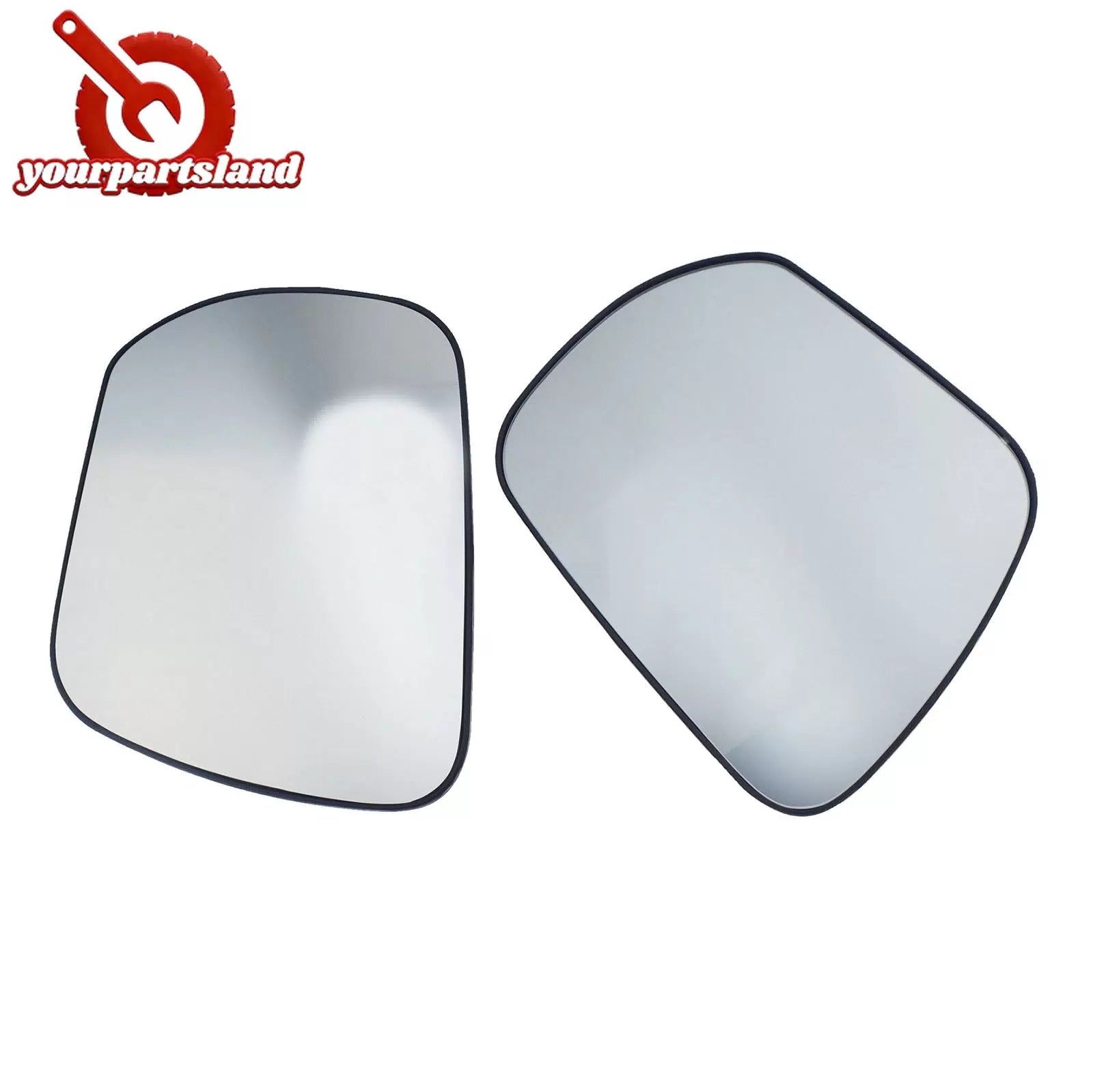 Pair Heated Mirror Glass with Backing Plate for Suzuki Grand Vitara 2005-2015 6B93BC-57 [5]