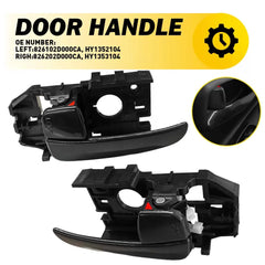 Pair Interior Door Handle Inside Left Right Side For Hyundai Elantra 2001-2006 A 6B93BC-57 [1]