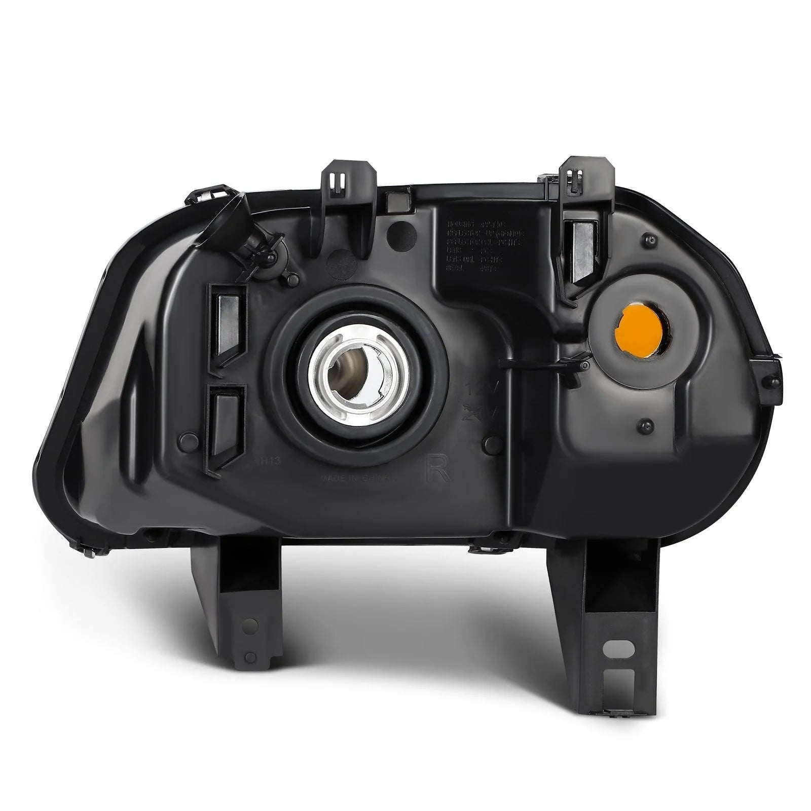 Pair Kit Halogen Headlights Assembly For 2006-2011 Chevrolet HHR Black Amber KOEEP [11]