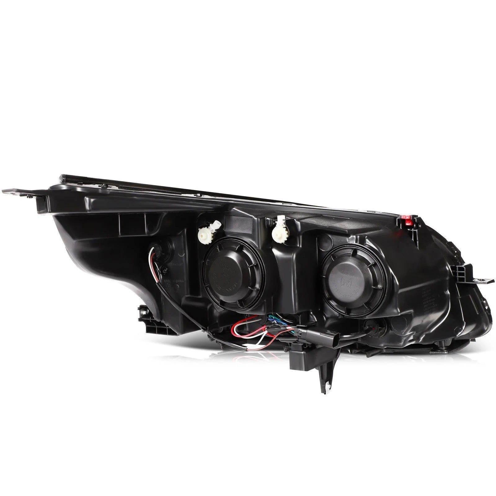 Pair Kit Halogen Headlights Assembly For 2013-2015 Chevrolet Malibu Black Amber KOEEP [10]