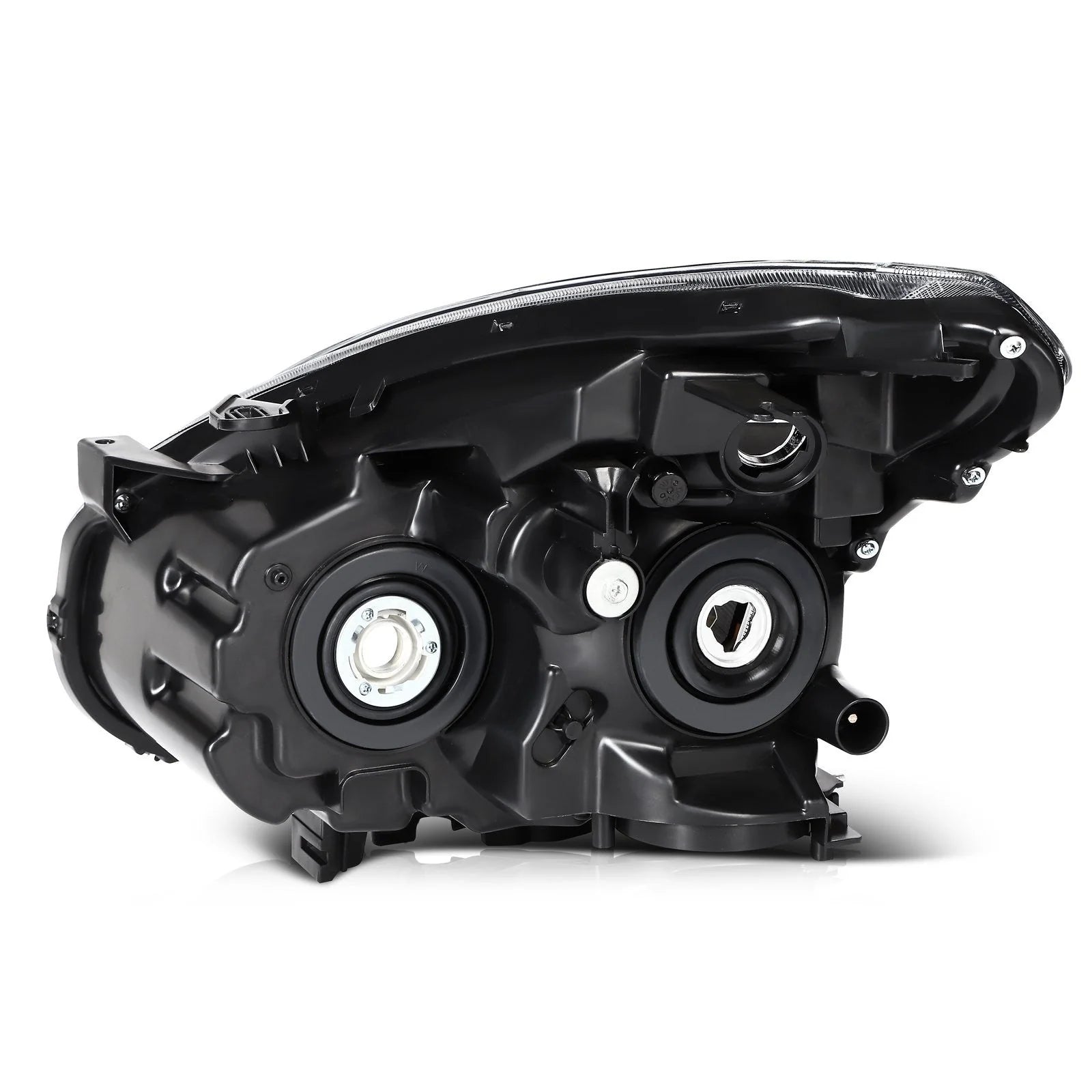 Pair Kit Headlights Assembly For 2012-2015 Nissan For Rogue 2.5L Black Amber KOEEP [11]
