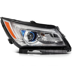 Pair Kit Headlights Assembly For 2014-2016 Buick LaCrosse 2.4L 3.6L Chrome Amber 6B93BC-57 [4]