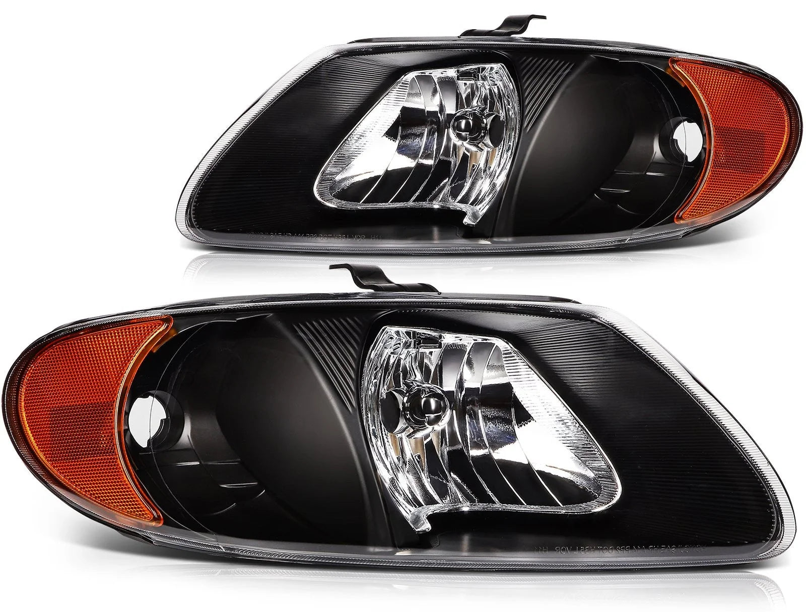 Pair Kit Headlights For 2001-2007 Dodge Caravan Chrysler Town&Country Voyager 6B93BC-57 [1]