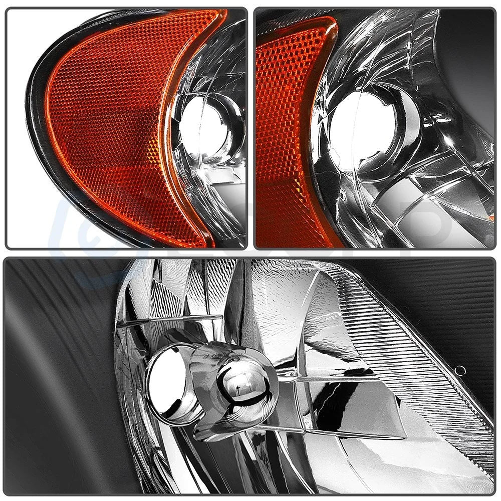 Pair Kit Headlights For 2001-2007 Dodge Caravan Chrysler Town&Country Voyager 6B93BC-57 [7]