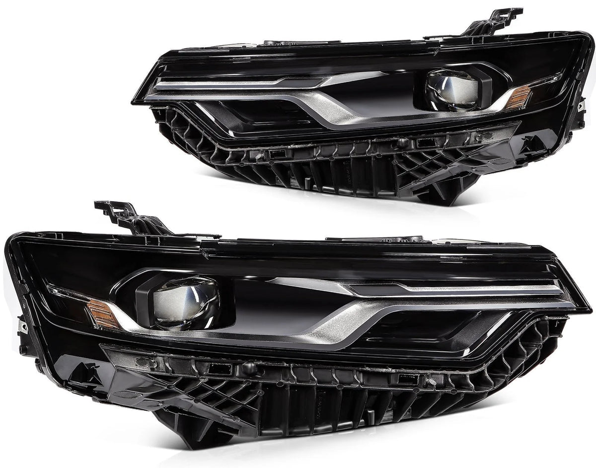 Pair Kit LED Headlights Assembly For 2020-2023 Cadillac XT6 2.0L 3.6L Black 6B93BC-57 [1]
