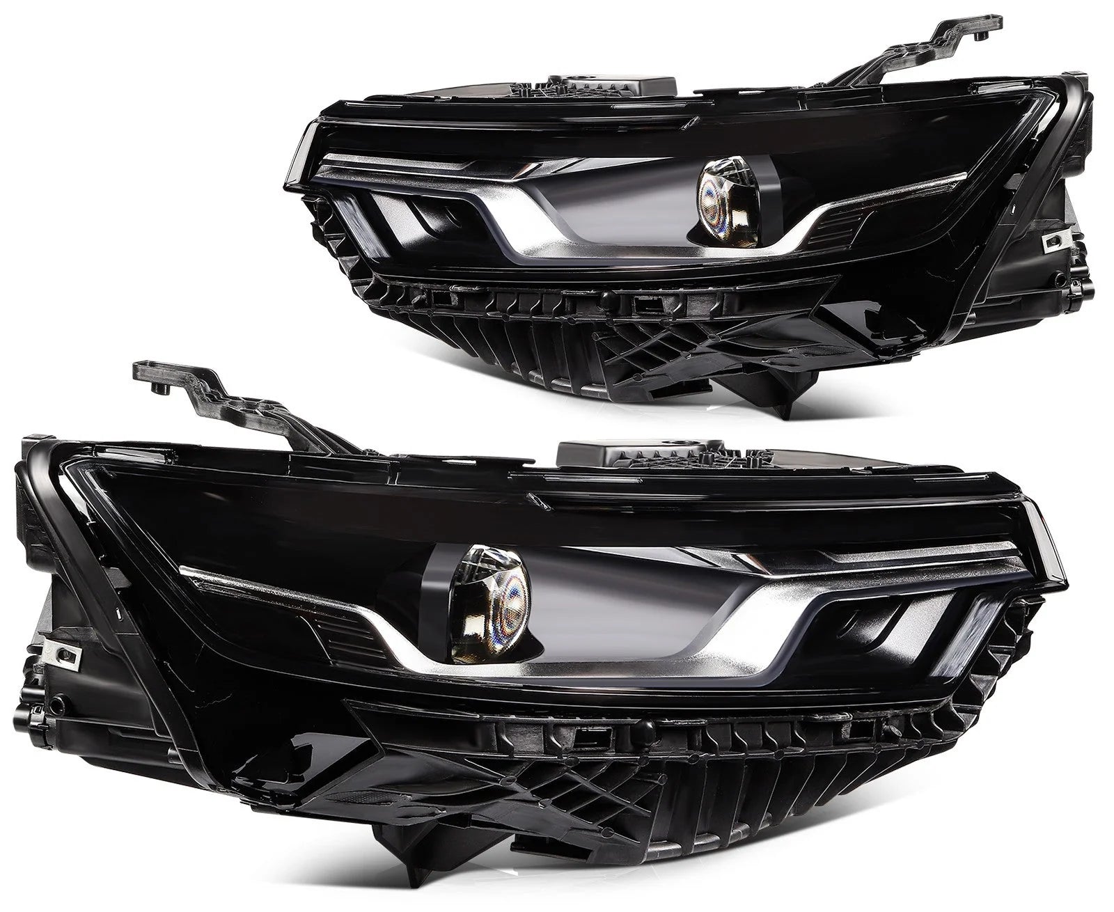 Pair Kit LED Headlights Assembly For 2020-2023 Cadillac XT6 2.0L 3.6L Black 6B93BC-57 [2]
