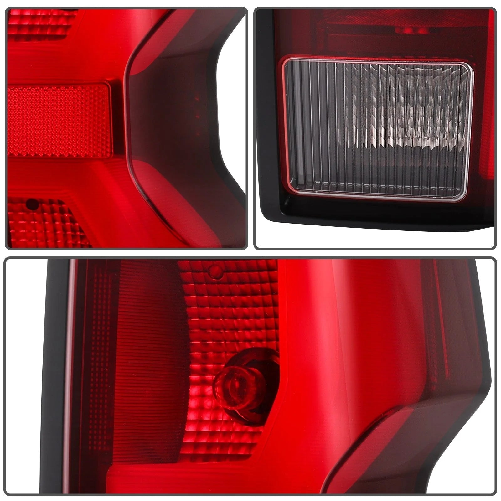 Pair LED Tail Lights Assembly For Chevy Colorado 2023 2024 2025 2.7L Red Housing KOEEP [9]