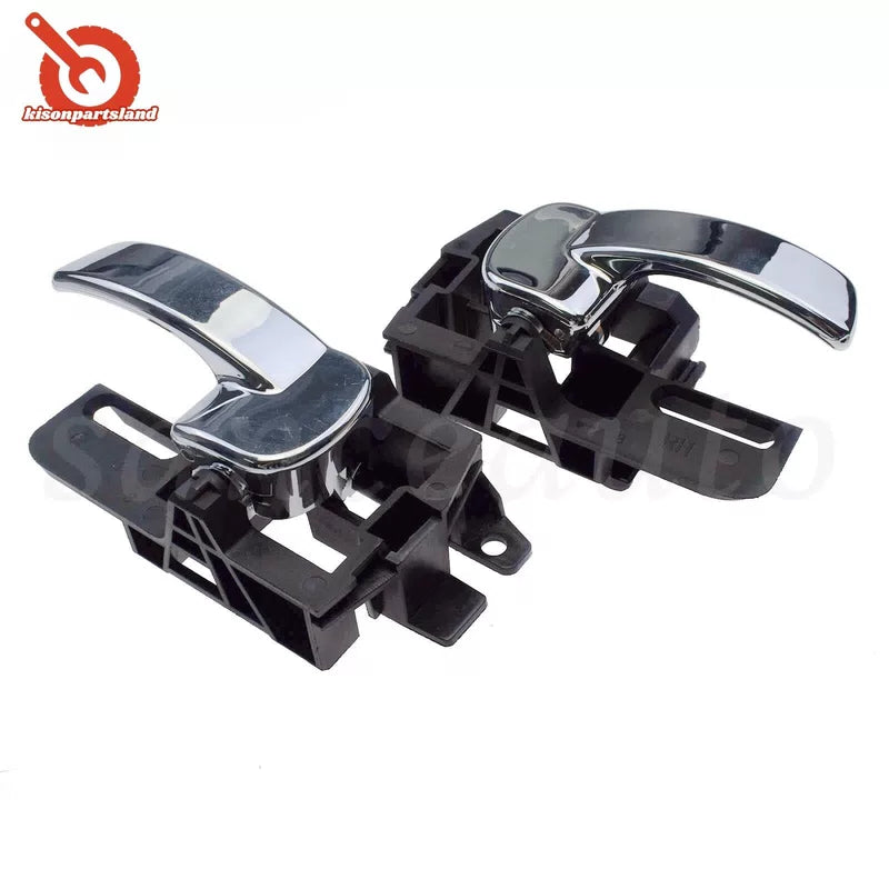 Pair Left Right Interior Door Handles Chrome For NISSAN QASHQAI J10 2004-2013 6B93BC-57 [1]