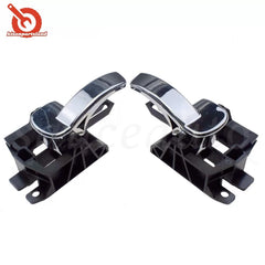 Pair Left Right Interior Door Handles Chrome For NISSAN QASHQAI J10 2004-2013 6B93BC-57 [2]