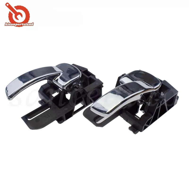 Pair Left Right Interior Door Handles Chrome For NISSAN QASHQAI J10 2004-2013 6B93BC-57 [6]