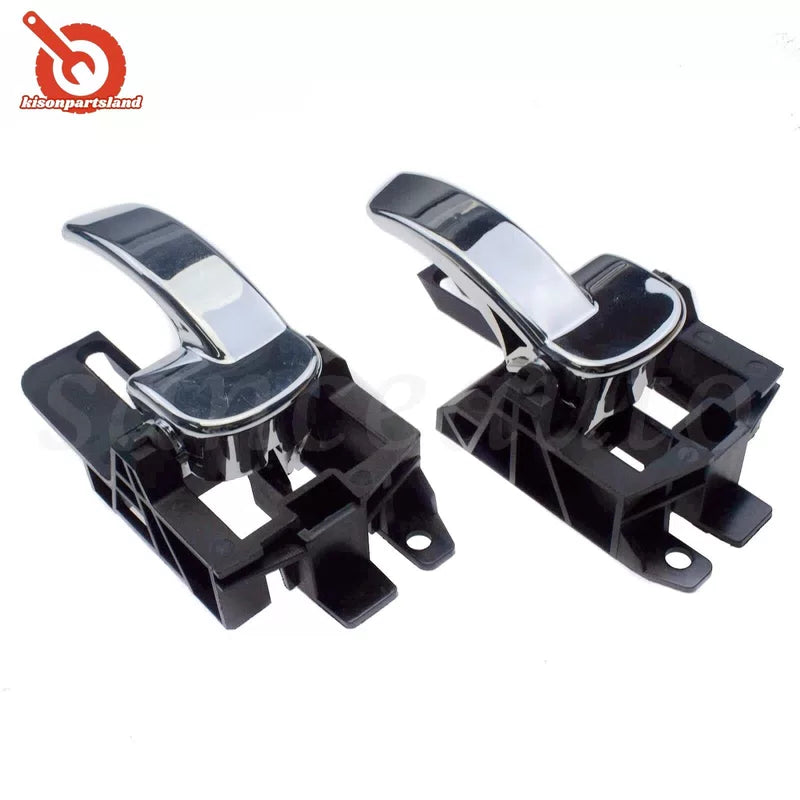 Pair Left Right Interior Door Handles Chrome For NISSAN QASHQAI J10 2004-2013 6B93BC-57 [7]