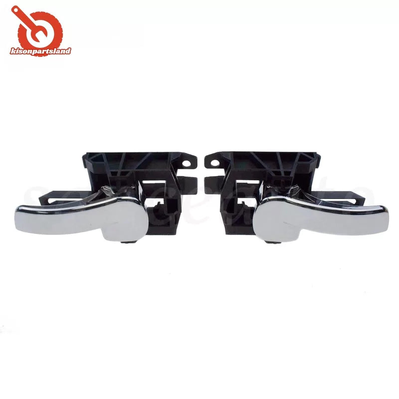 Pair Left Right Interior Door Handles Chrome For NISSAN QASHQAI J10 2004-2013 6B93BC-57 [9]