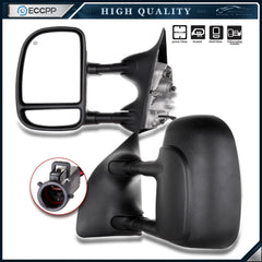 Pair Power Heated Tow Mirrors For 99-07 Ford F-250 F-350 F-450 Super Duty 6B93BC-57 [1]