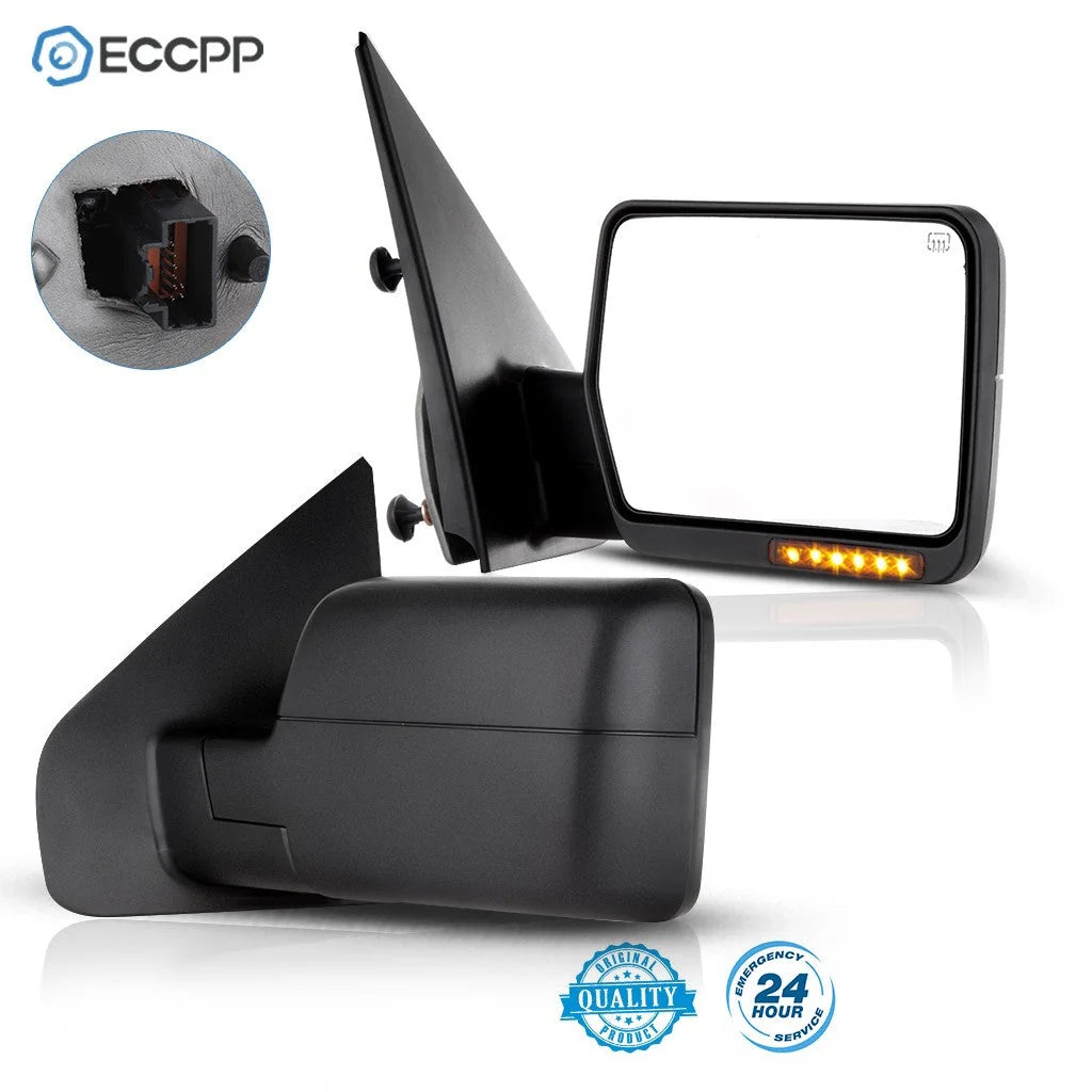 Pair Power Heated Turn Signal Light Tow Mirrors for 2004-2006 Ford F150 F-150 6B93BC-57 [1]