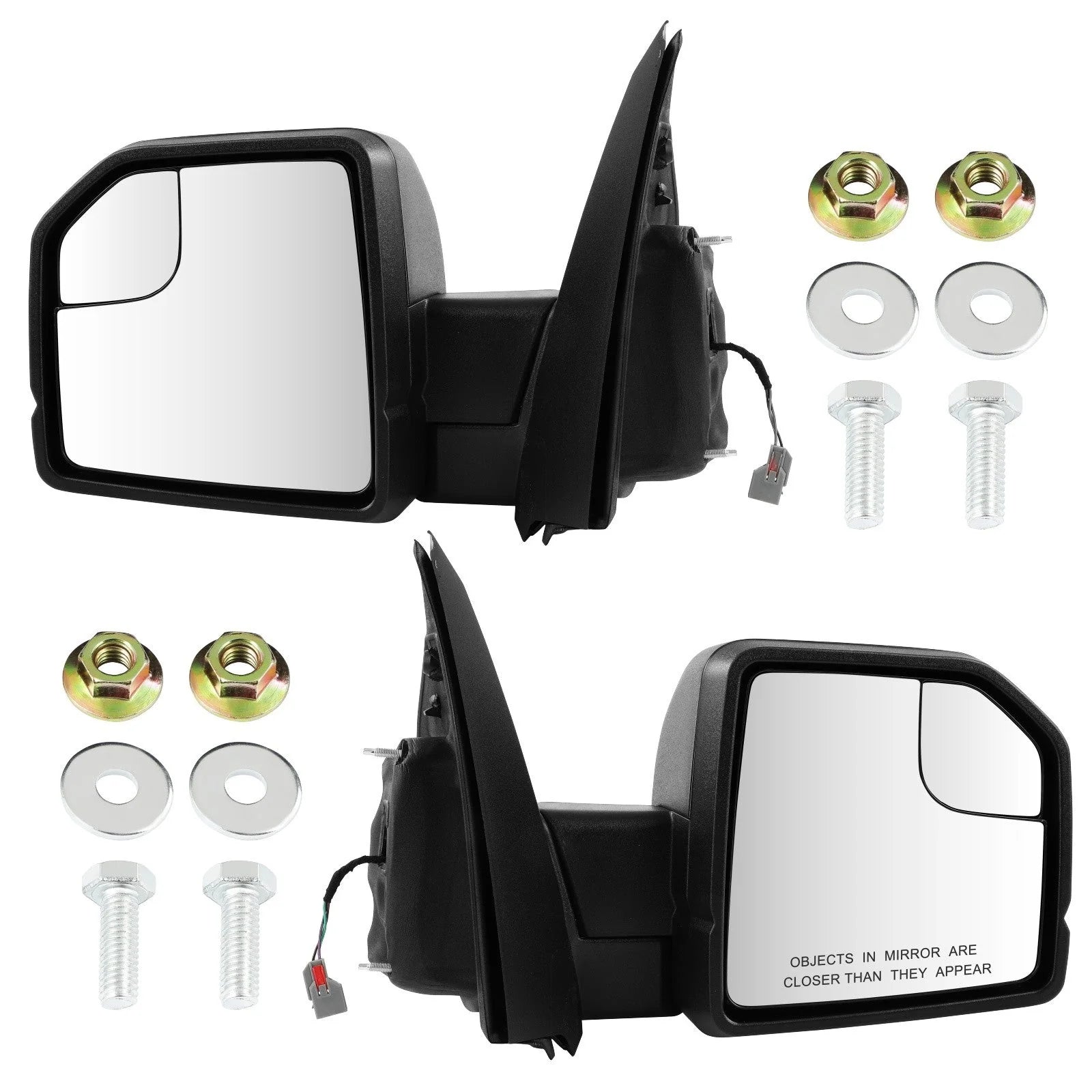 Pair Power Temper Sensor Tow Mirrors For 2015-2020 Ford F150 F-150 Left + Right 6B93BC-57 [1]