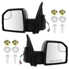 Pair Power Temper Sensor Tow Mirrors For 2015-2020 Ford F150 F-150 Left + Right 6B93BC-57 [1]