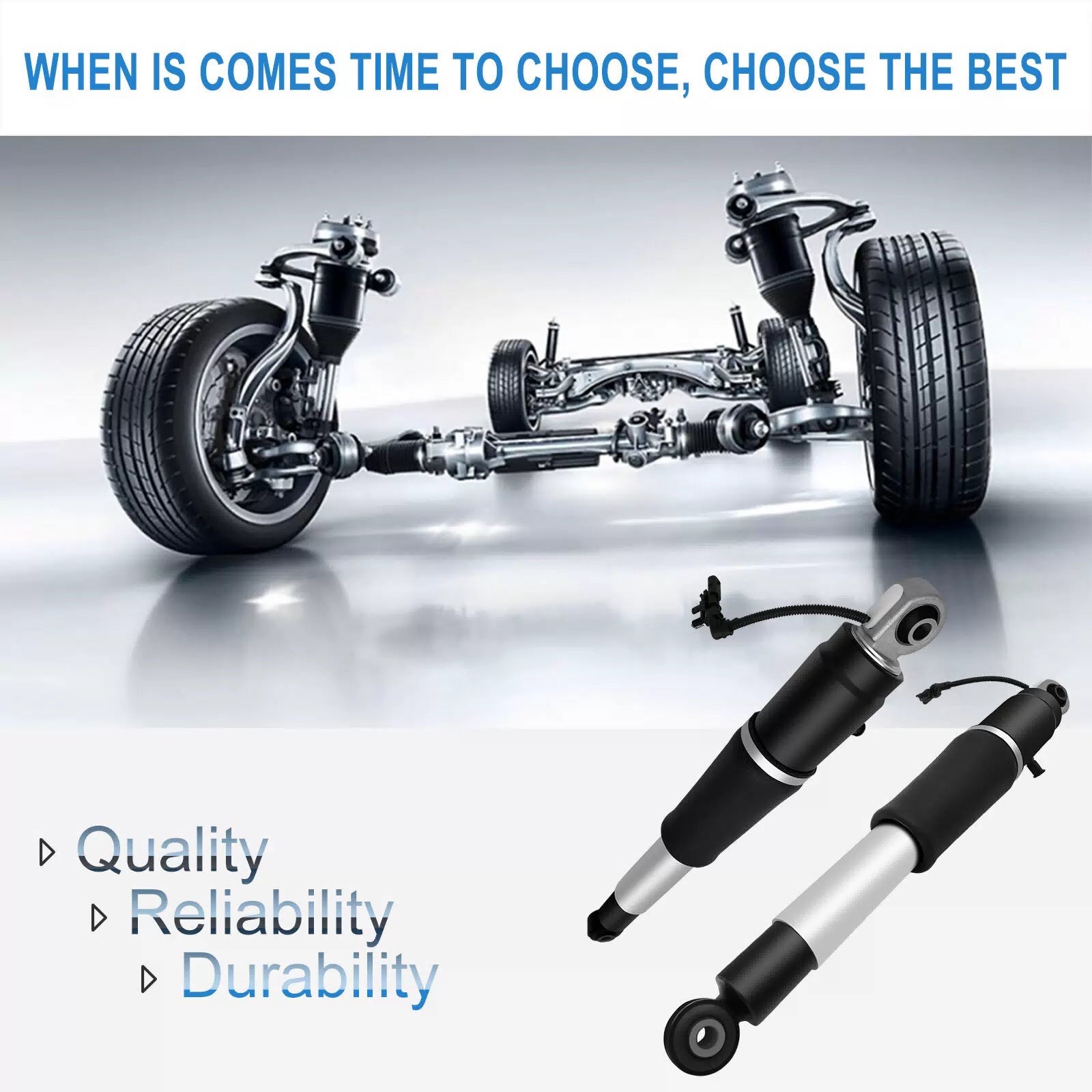 Pair Rear Air Shock Absorbers For Escalade GMC Yukon Chevrolet Tahoe 84176675 [5]