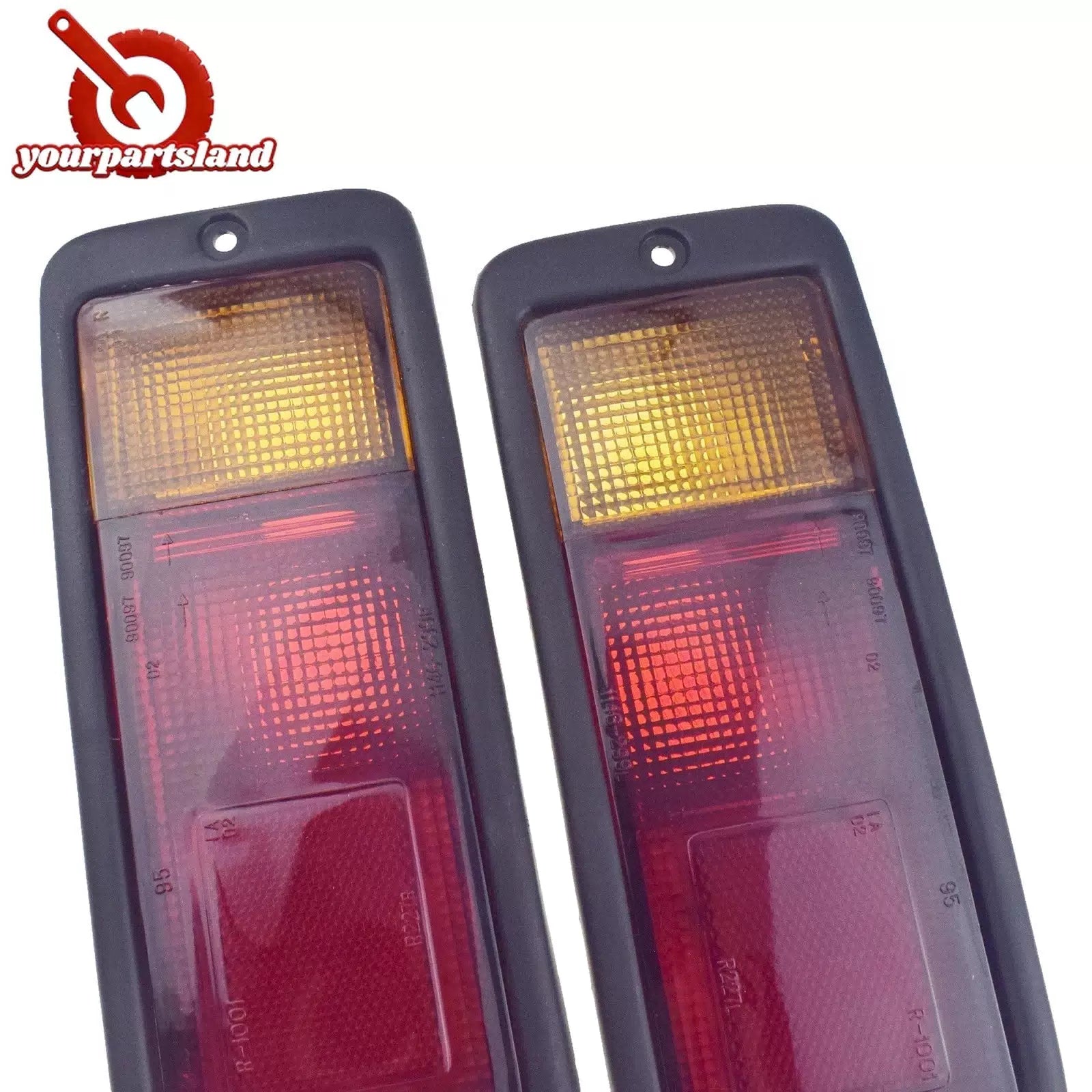 Pair Rear Bumper Light For Mitsubishi Pajero Montero 1992-1999 MB124963 MB124964 6B93BC-57 [2]