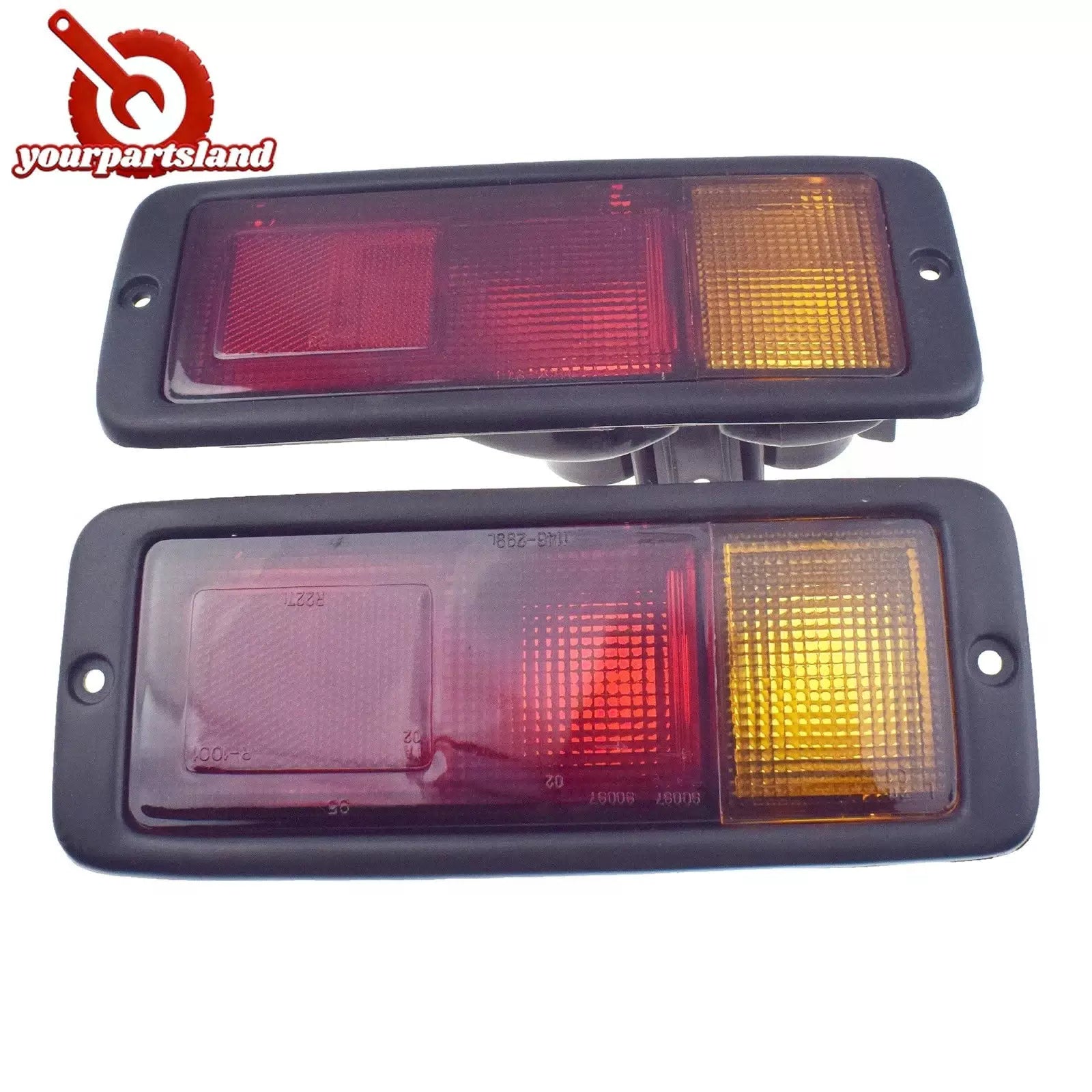 Pair Rear Bumper Light For Mitsubishi Pajero Montero 1992-1999 MB124963 MB124964 6B93BC-57 [4]