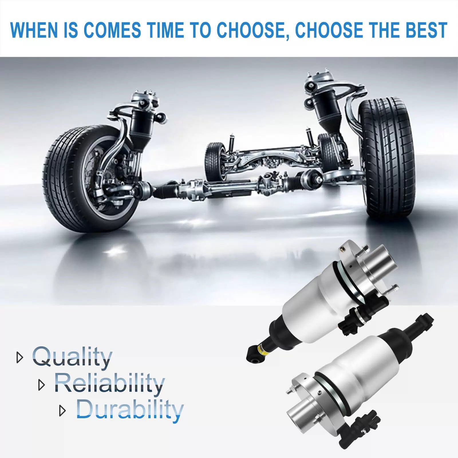 Pair Rear air suspension shock struts For Lincoln Navigator Ford Expedition 6B93BC-57 [5]