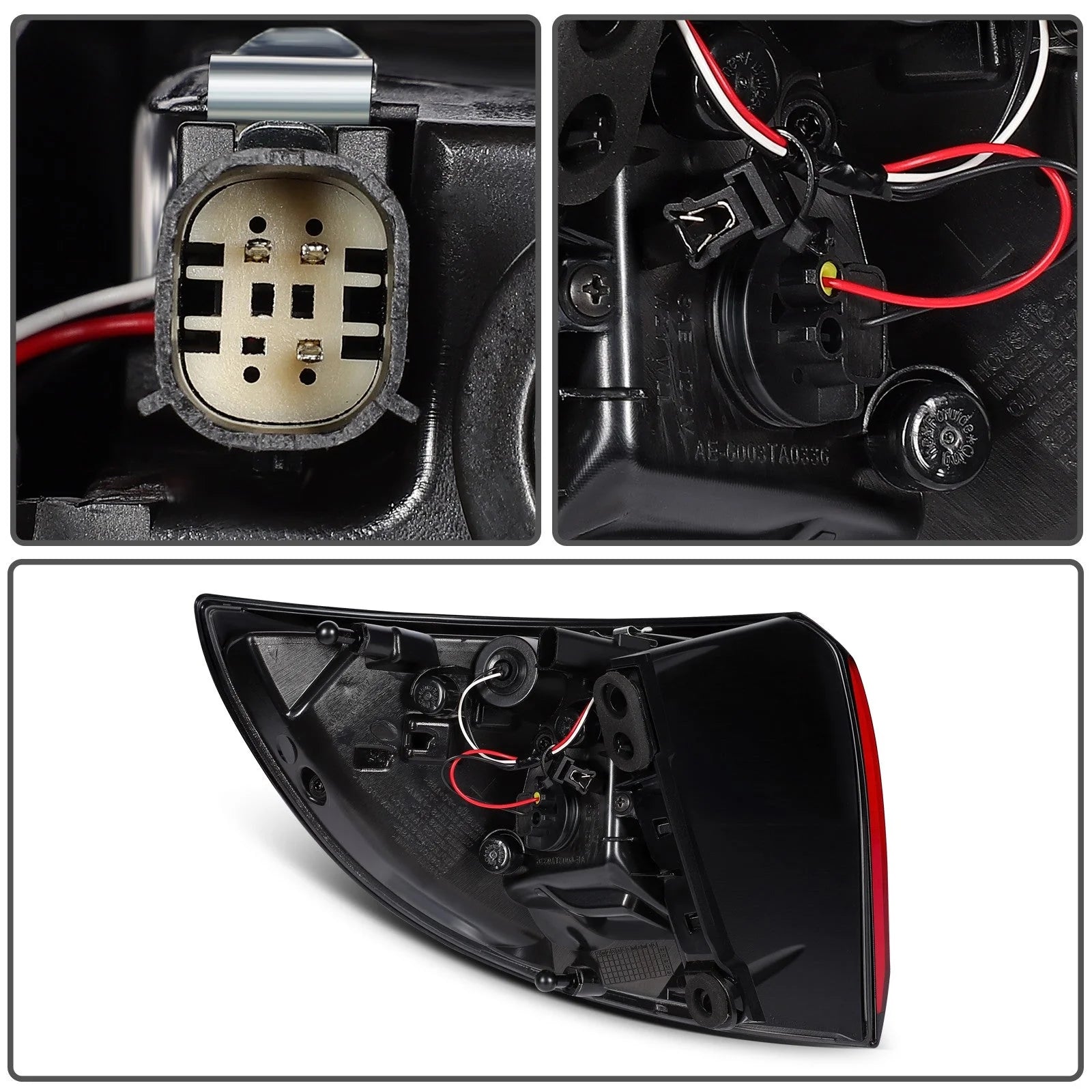 Pair Tail Light Assembly For 2020-21 Chrysler Voyager 2017-22 Pacifica Outer LED KOEEP [10]