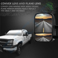 Pair Tow Mirrors For 99-02 Chevy Silverado Sierra 1500 2500HD 3500 Power Heated 6B93BC-57 [3]