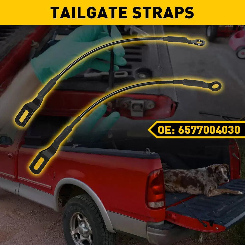 Pair (2) Rear Tailgate Cables Straps Set For 1995-2004 Toyota Tacoma US 6B93BC-57 [10]