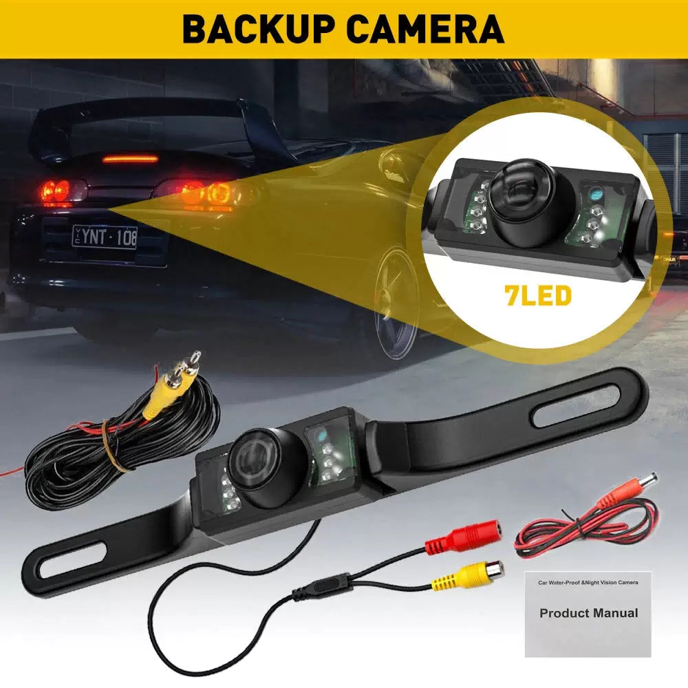 Parking Camera Wide 170° Waterproof Night Vision Car Rear View Reverse Backup US 6B93BC-57 [1]
